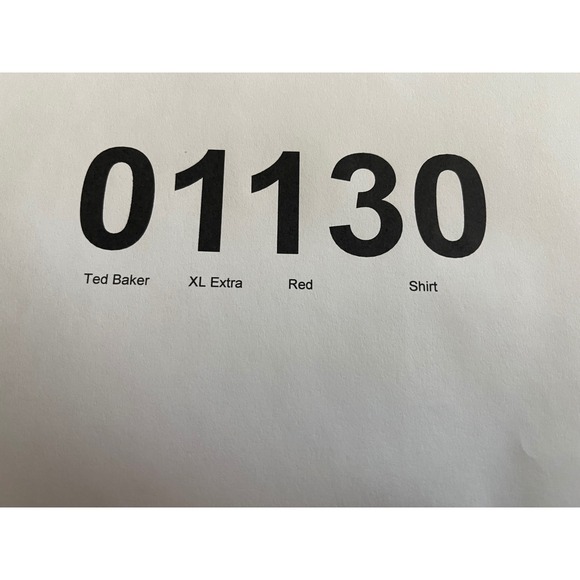 Ted Baker London Mens Red Palm Tree Print Short Sleeve Button Up Shirt Size 5 XL - Picture 4 of 11